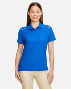 CORE365 78181R, Women's Radiant Performance Pique Polo With Reflective Piping, True Royal
