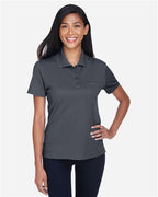 CORE365 78181P, Women's Origin Performance Pique Polo With Pocket, Carbon
