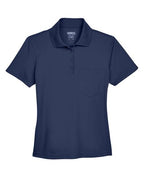 CORE365 78181P, Women's Origin Performance Pique Polo With Pocket, Classic Navy