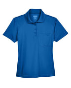CORE365 78181P, Women's Origin Performance Pique Polo With Pocket, True Royal
