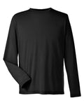 CORE365 CE111L, Men's Fusion Chromasoft Performance Long Sleeve T-shirt, Black
