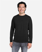 CORE365 CE111L, Men's Fusion Chromasoft Performance Long Sleeve T-shirt, Black