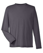 CORE365 CE111L, Men's Fusion Chromasoft Performance Long Sleeve T-shirt, Carbon