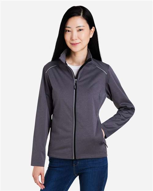 CORE365 CE708W, Women's Prevail Insulated Jacket, Carbon Heather