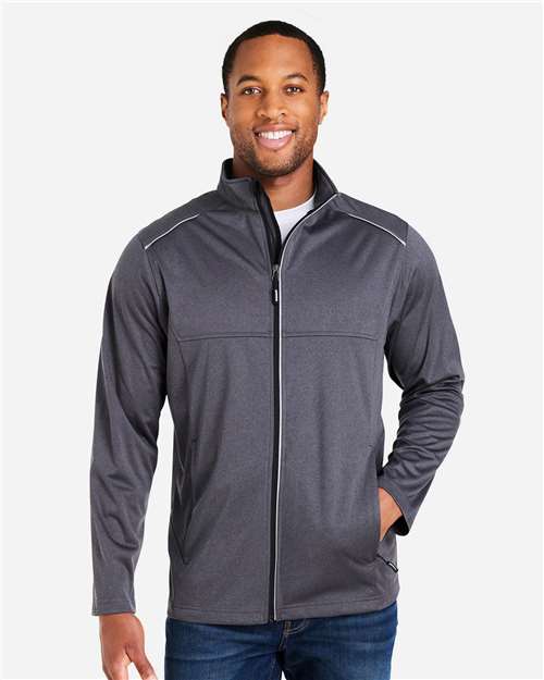 CORE365 CE708, Men's Prevail Insulated Jacket, Carbon Heather