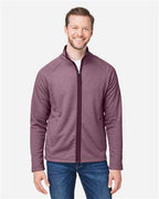 CORE365 CE72, Men's Motivate Unlined Lightweight Jacket, Burgundy/ White