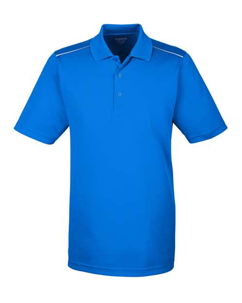 CORE365 88181R, Men's Radiant Performance Pique Polo With Reflective Piping, True Royal