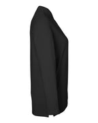 Devon & Jones DP121W, T-Shirts - Long Sleeve, Black