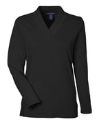 Devon & Jones DP121W, T-Shirts - Long Sleeve, Black