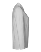 Devon & Jones DP121W, T-Shirts - Long Sleeve, Grey