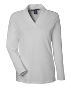 Devon & Jones DP121W, T-Shirts - Long Sleeve, Grey