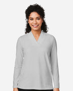 Devon & Jones DP121W, T-Shirts - Long Sleeve, Grey