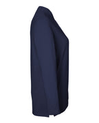 Devon & Jones DP121W, T-Shirts - Long Sleeve, Navy