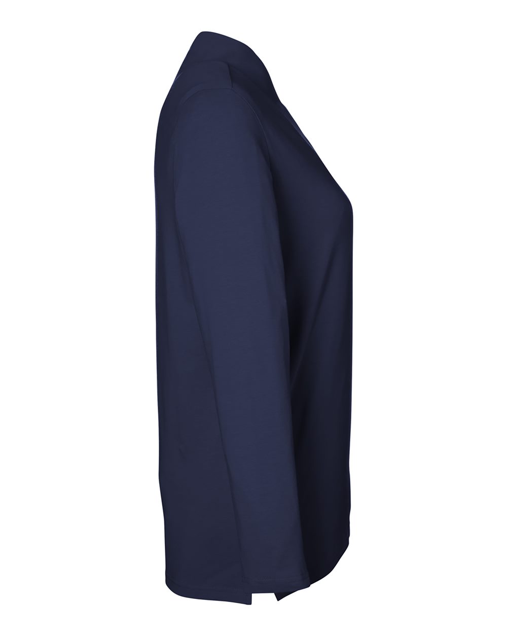 Devon & Jones DP121W, T-Shirts - Long Sleeve, Navy