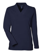 Devon & Jones DP121W, T-Shirts - Long Sleeve, Navy