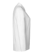 Devon & Jones DP121W, T-Shirts - Long Sleeve, White