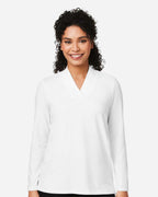 Devon & Jones DP121W, T-Shirts - Long Sleeve, White