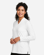Devon & Jones DP121W, T-Shirts - Long Sleeve, White