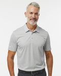 Adidas A591, Men's Space Dyed Polo, Black Melange
