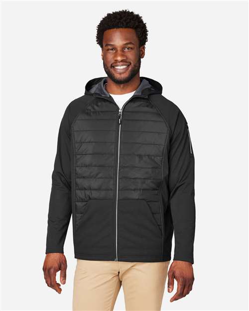 CORE365 CE808, Men's Motivate Unlined Lightweight Jacket, Black