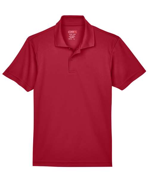 CORE365 88181Y, Youth Origin Performance Pique Polo, Classic Red