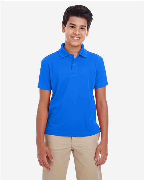 CORE365 88181Y, Youth Origin Performance Pique Polo, True Royal