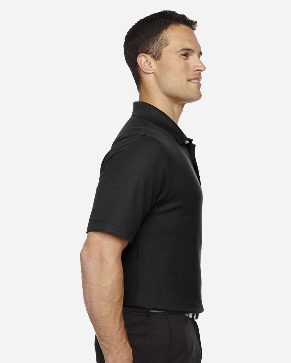 Devon & Jones 13340, Dg150t Men's Tall Drytec20 Performance Polo, Black