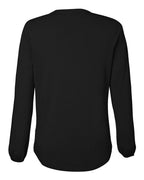 Devon & Jones DP122W, T-Shirts - Long Sleeve, Black