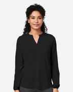Devon & Jones DP122W, T-Shirts - Long Sleeve, Black