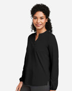 Devon & Jones DP122W, T-Shirts - Long Sleeve, Black