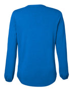 Devon & Jones DP122W, T-Shirts - Long Sleeve, French Blue