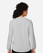 Devon & Jones DP122W, T-Shirts - Long Sleeve, Grey