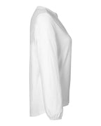 Devon & Jones DP122W, T-Shirts - Long Sleeve, White