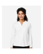 Devon & Jones DP122W, T-Shirts - Long Sleeve, White