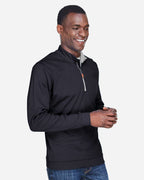 Devon & Jones DG479, Knits & Layering, Black/ Grey Heather/ Graphite