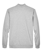 Devon & Jones DG479, Knits & Layering, Grey Heather/ Grey H/ French Blue