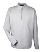 Devon & Jones DG479, Knits & Layering, Grey Heather/ Grey H/ French Blue