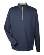 Devon & Jones DG479, Knits & Layering, Navy/ Grey Heather/ Graphite