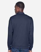Devon & Jones DG479, Knits & Layering, Navy/ Grey Heather/ Graphite