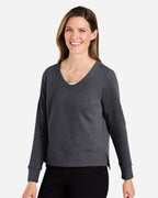 Devon & Jones DG482W, Knits & Layering, Black Melange