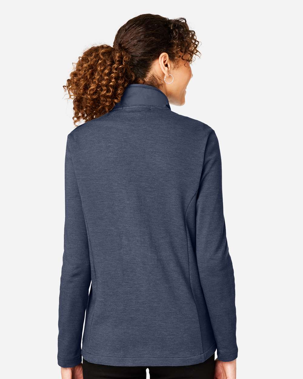 Navy Melange/ Navy