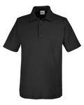 CORE365 CE112T, Men's Tall Fusion Chromasoft Pique Polo, Black