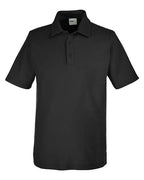 CORE365 CE112T, Men's Tall Fusion Chromasoft Pique Polo, Black