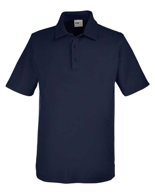CORE365 CE112T, Men's Tall Fusion Chromasoft Pique Polo, Classic Navy