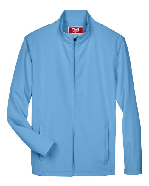 Team 365 TT80, Men's Leader Soft Shell Jacket, Sport Light Blue