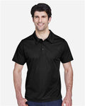 Team 365 TT21, Men's Command Snag Protection Polo, Black
