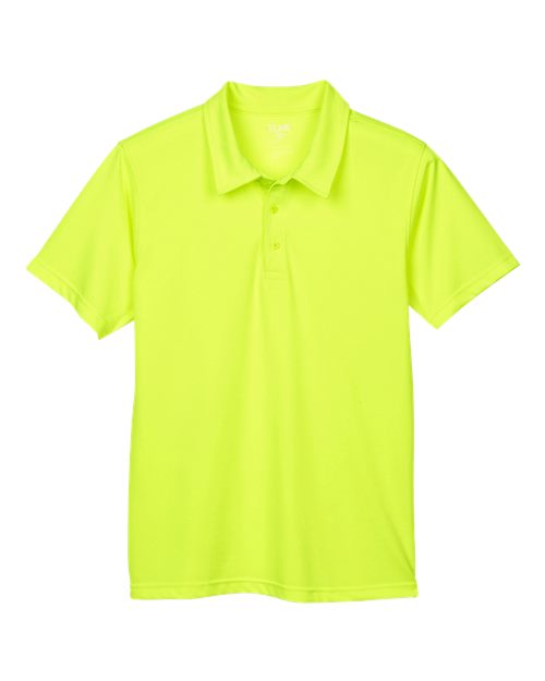 Team 365 TT21, Men's Command Snag Protection Polo, Safety Yellow