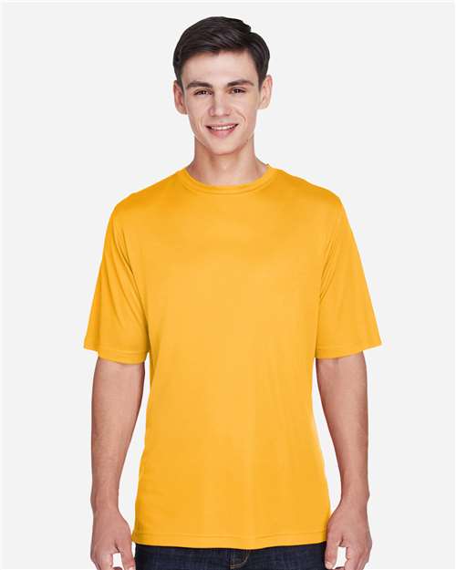 Team 365 TT11, Men's Zone Performance T-shirt, Sport Athletic Gold