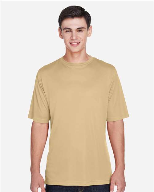Team 365 TT11, Men's Zone Performance T-shirt, Sport Vegas Gold