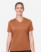 Team 365 TT15W, Women's Zone Performance Mesh T-shirt, Sport Burnt Orange